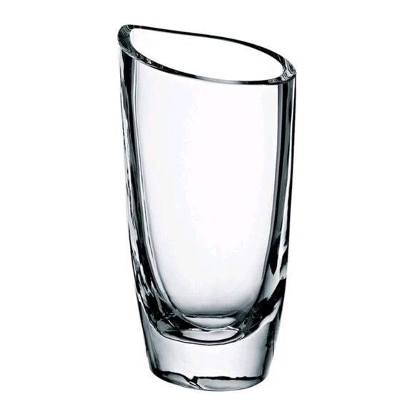 Vintage Orrefors Crystal Tear Drop 7⅛"x 4⅜" Vase w/ Original Sticker Etched EUC - Picture 1 of 8